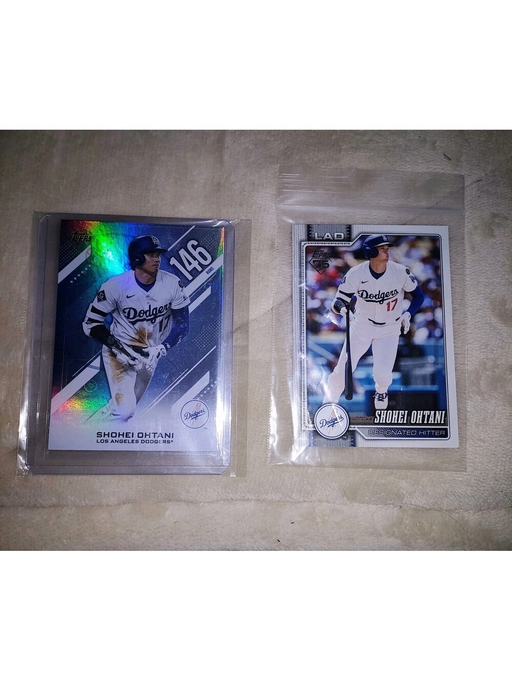 Shohei Ohtani  2 Card Lot